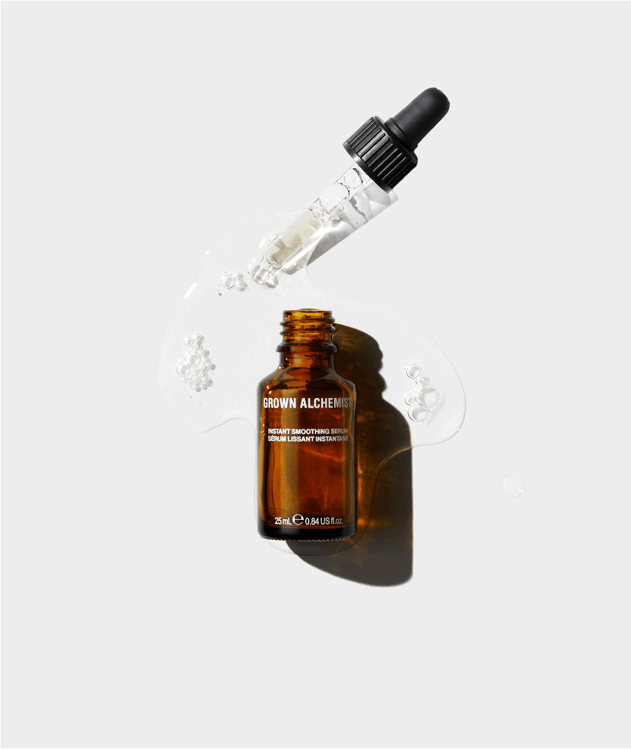 INSTANT SMOOTHING SERUM The Grown Alchemist Mr. Regimen