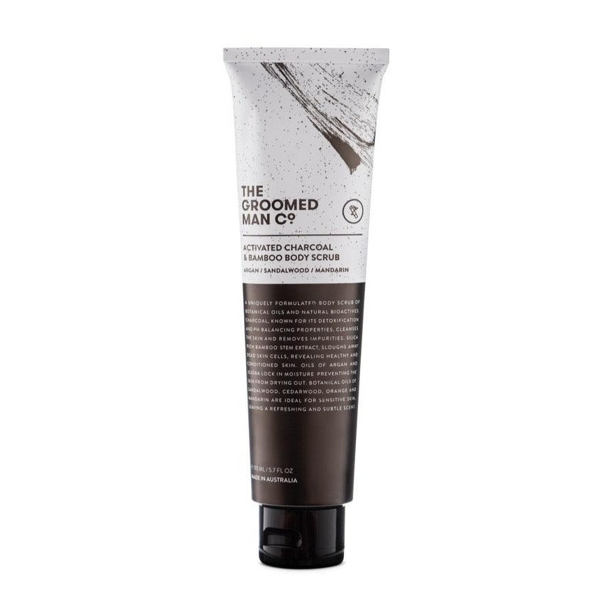 Mr. Regimen The Groomed Man Co Activated Charcoal Body Scrub